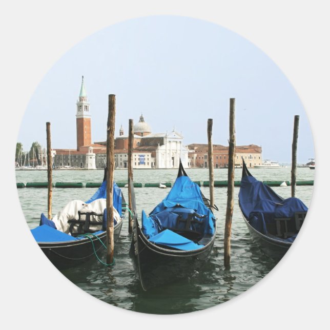 Adesivo Venice gondolas (Frente)