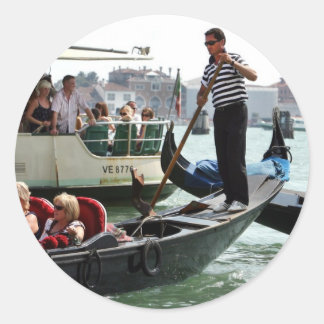 ADESIVO VENICE GONDOLIERS NO GRANDE CANAL