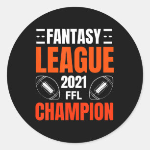 Adesivo Venta vencedora campeã da Liga Fantasy Futebol 202