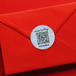 Adesivo Ventilador de código QR redondo Vlitmo