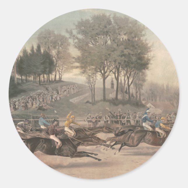 Adesivo Ventilador de corrida de cavalos TOP (Frente)