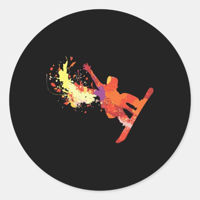 Adesivo Ventilador Snowboard Extreme Winter S (Frente)