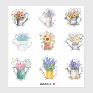 Adesivo Ventiladores de Água com Flores