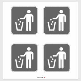 Adesivo Ventiladores de lixo ao ar livre