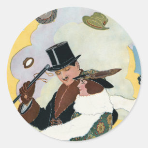 Adesivo Ventos na cabeça (1914)