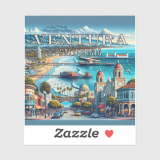 Adesivo Ventura California 3 Inch Vinyl Sticker