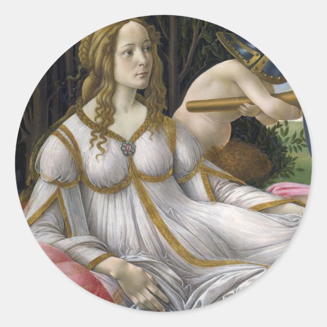 Adesivo Vênus e Mars, Sandro Botticelli (Frente)