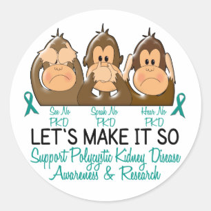 Adesivo Ver Falar Ouvir Sem Doença Renal Poliquística 2