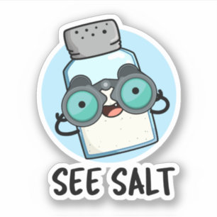 Adesivo Ver Salt Sea Salt Pun