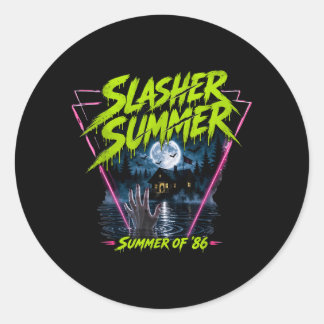 Adesivo Verão de Halloween engraçado de Slasher dos anos 8