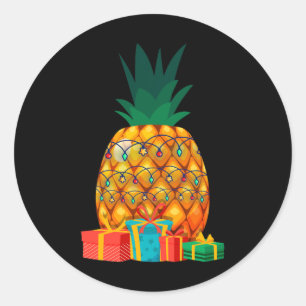 Adesivo Verão Havaiano Frutas Tropicais Abacaxi Natal