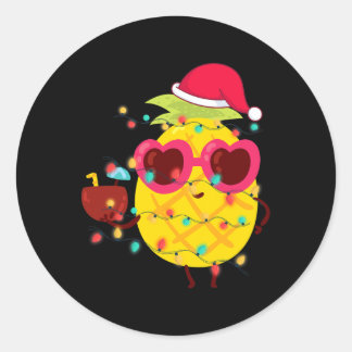 Adesivo Verão Havaiano Tropical Natal Abacaxi Natal