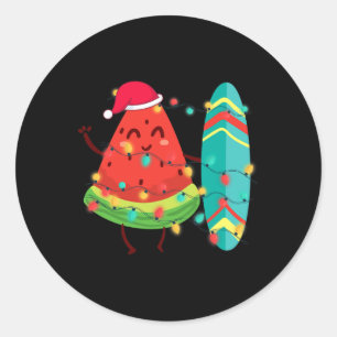 Adesivo Verão Havaiano Tropical Surfista Melancia Natal