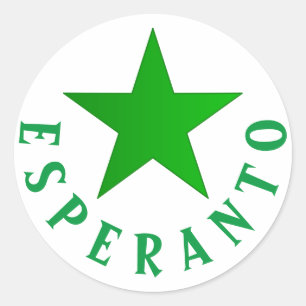 Adesivo Verda Stelo (Estrela Esperanto)