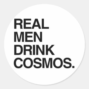 ADESIVO VERDADEIROS HOMENS BEBIDOS COSMOS