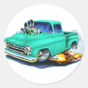 Adesivo Verde 1957 de Seafoam do recolhimento de Chevy
