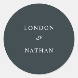 Adesivo Verde Azul Simples Mutado