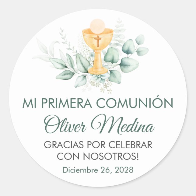 Adesivo Verde bonito e elegante deixa primeira comunidade (Frente)