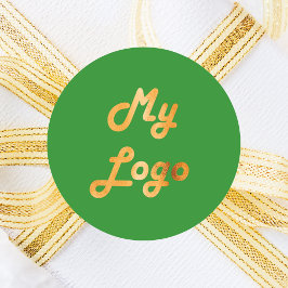 Adesivo Verde comercial de imagem de logotipo personalizad