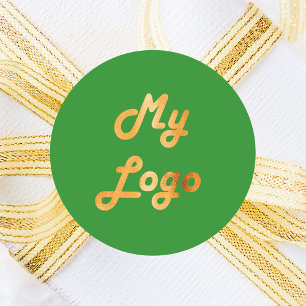 Adesivo Verde comercial de imagem de logotipo personalizad