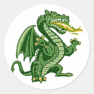 Adesivo Verde de Draken