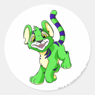 Adesivo Verde de Kougra