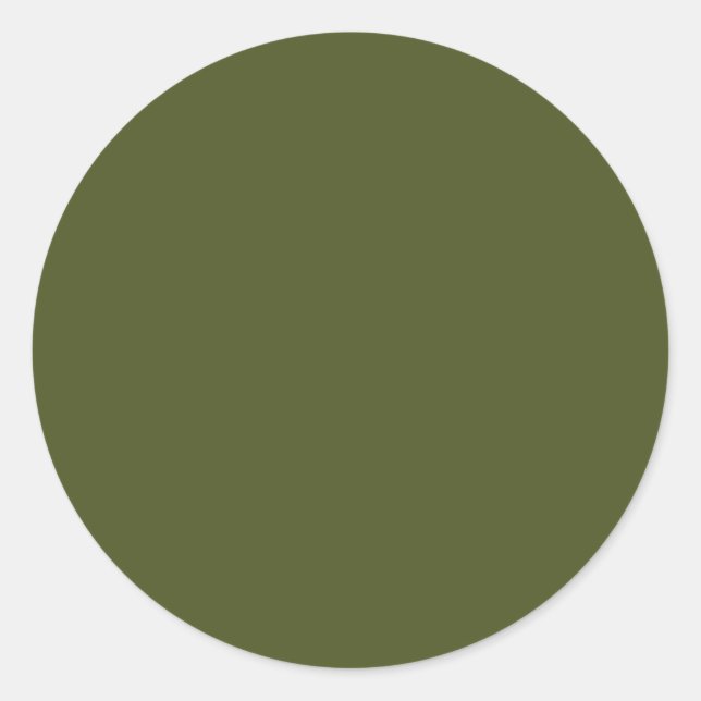 Adesivo Verde-do-exército (cor sólida) (Frente)