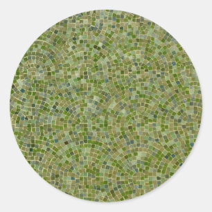 Adesivo verde dos azulejos