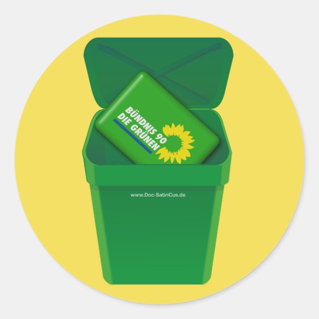 Adesivo Verde na tonelada! Sátira! - (Frente)