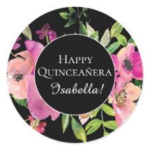 Verde rosa deixa a Quinceñera negra feliz