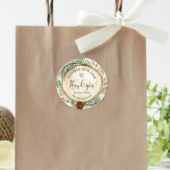 Adesivo Verde Russo Feita À Mão Com Amor (Criador carregado)