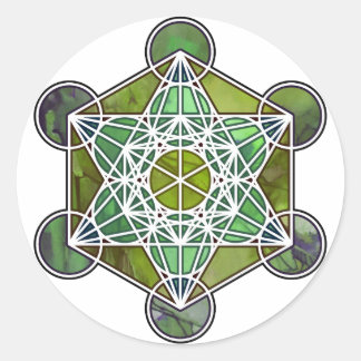 Adesivo VerdeMetatronCube
