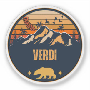 Adesivo Verdi, Califórnia