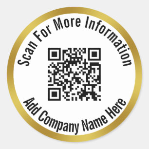 Adesivo Verificar o código QR para obter mais informaçõ