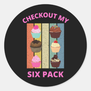 ADESIVO VERIFIQUE MEUS SEIS CUPCAKES DE PACOTE