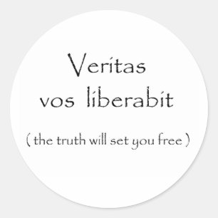 Adesivo Veritas vos liberabit-sticker