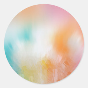 Adesivo Vermelho Amarelo Laranja Azul Modelo Colorido Abst