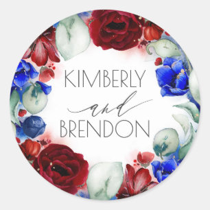 Adesivo Vermelho Borgonha e Marinho Azul Fora da Terra Boh