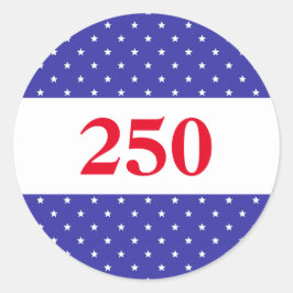 Adesivo Vermelho Branco & Azul Patriótico 250