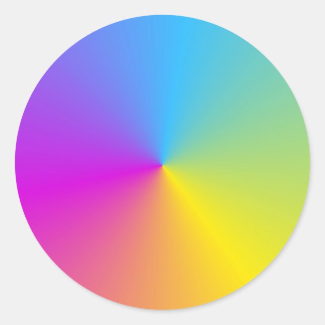 Adesivo Vermelho Cor-de-rosa Púrpura Amarelo Laranja Azul  (Frente)