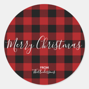 Adesivo Vermelho e Preto Rustico Búfalo Xadrez de Quadrado