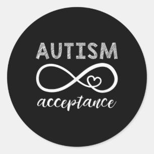 Adesivo Vermelho Em Vez De Autismo Suga Aceitação De Autis