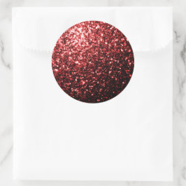 Adesivo Vermelho Escuro brilho Glitter glamour