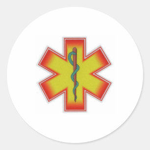 Adesivo vermelho & laranja & verde