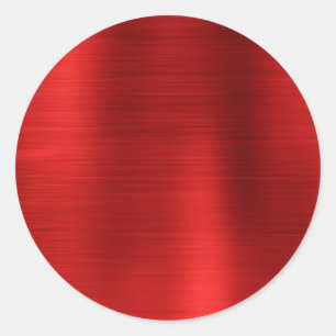 Adesivo Vermelho Metálico Falso em Branco