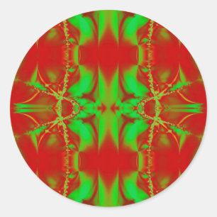 Adesivo vermelho verde-claro