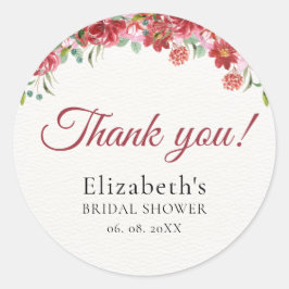 Adesivo Vermilion Blossoms Bridal Shower