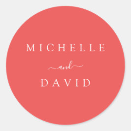 Adesivo Vermilm Bride e Casamento de Groom