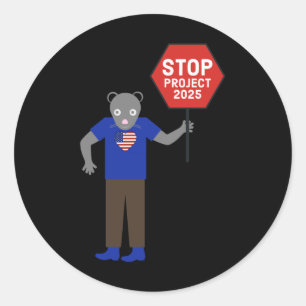 Adesivo "Vermin" Ativista Stop Project 2025.