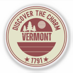 Adesivo Vermont Maple Syrup - VT Souvenir Gift